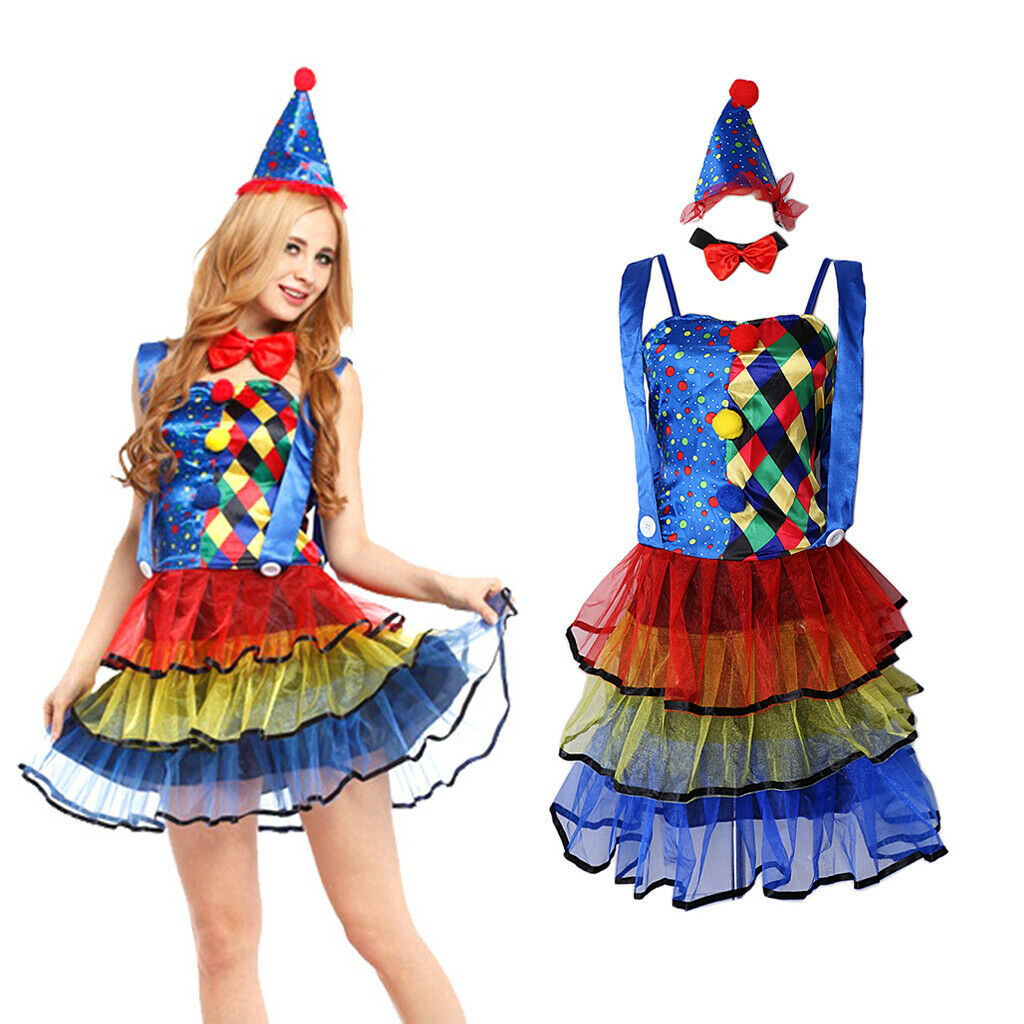 Funny Circus Clown Costume Princess Fancy