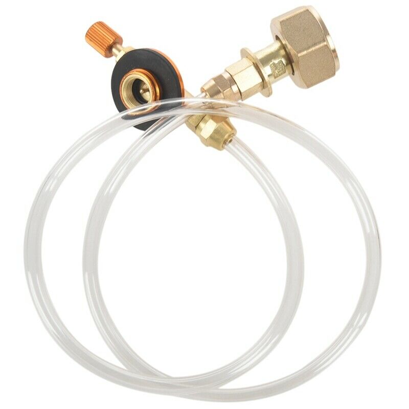 1X(Outdoor Gas Stove Camping Stove Propane Refill Adapter Burner LPG Flat Cy5Q2)