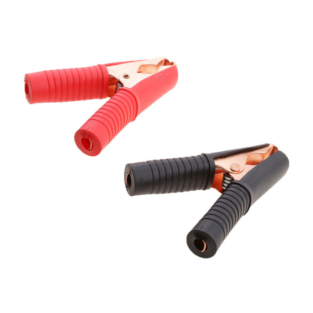2 Pieces Jumper Starter Booster Cable Battery Test Alligator Clamp Clips