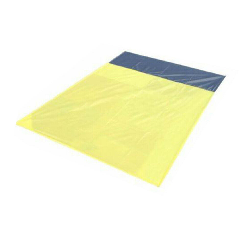 Picnic Camping Mat Waterproof Beach Folding Mattress 2x2m Yellow