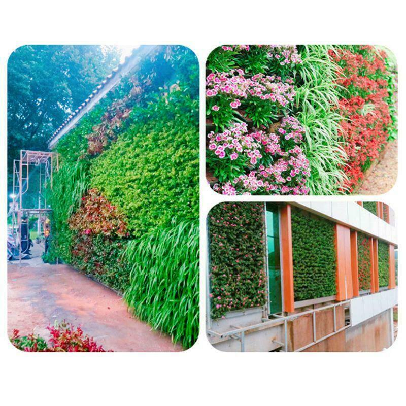 Wall Hanging Vertical Flower Pot Planter Succulent Green Plants Bonsai Vase Home