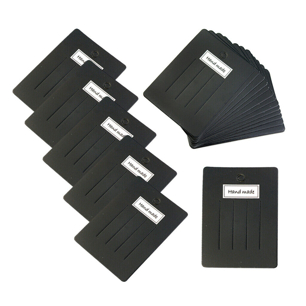 20 Pcs Paper Jewelry Display Cardboards Hair Clip Hair Bow Pins Card Holder