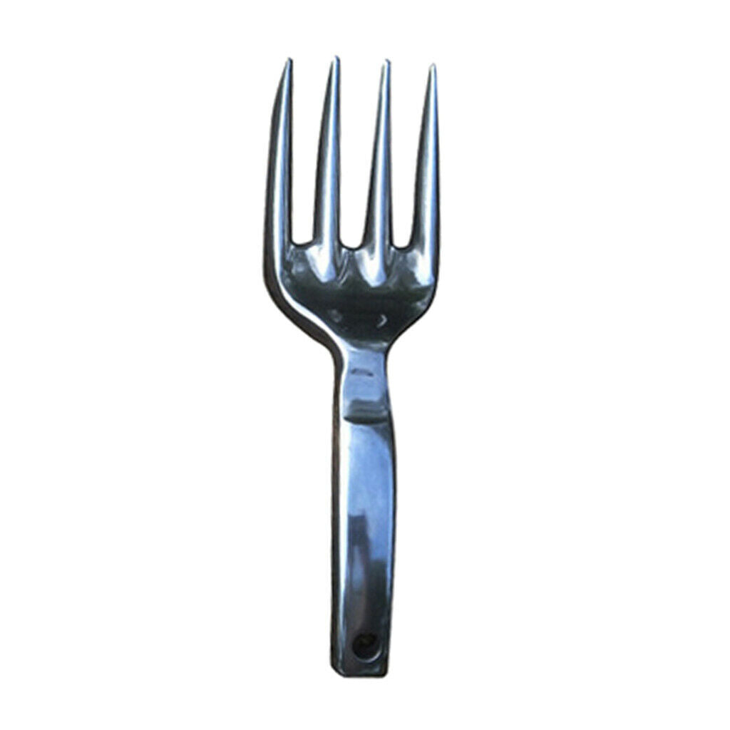 Durable 4-Teeth Hand Weeding Fork Handheld Garden Fork Small Garden Fork