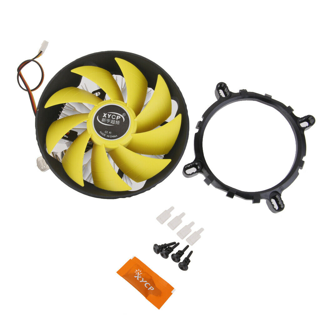 3Pin 12V CPU Cooler Ultra Quiet Heatsinks Fan 120mm
