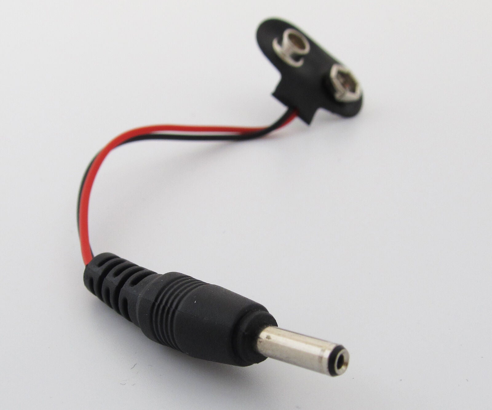 10pcs 1.35 x 3.5mm 9V Battery Snap T-Type cable Male DC Power to 9V Batttery