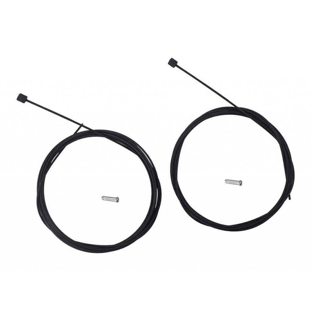 Road Mountain Bike Shift Shifter Cable Coated Inner Line End   Black