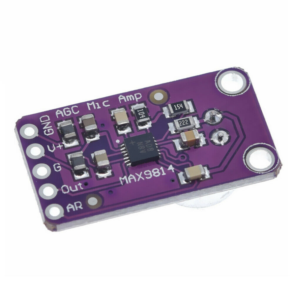 Max9814 High-Performance Microphone Amplifier Module Mic Microphone Sensor