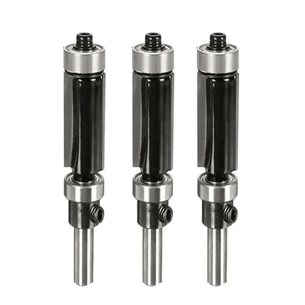 Flush Trim Router Bit with 6.35mm(1/4inch) Shank Professional Woodworking Cutter