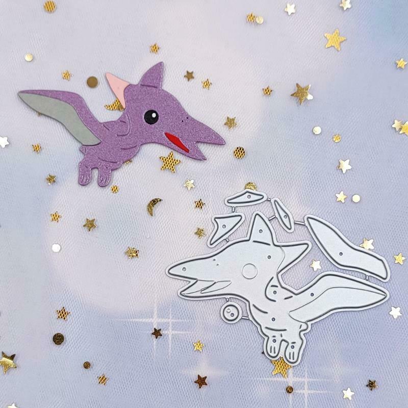 Cute Flying Pterodactyl Carbon Steel Cutting Dies DIY Scrapbooking Photo Album