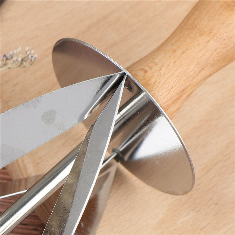 1PC Upspirit Stainless Steel Rolling Cutter for Making Croissant Bread  N HcBDA