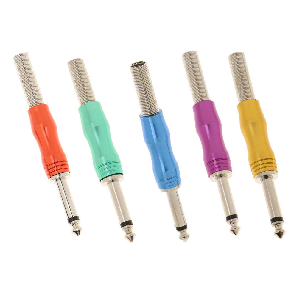 6.5mm Adapter Plug Stereo Audio Plug Nickel Plated Audio Cable Plug