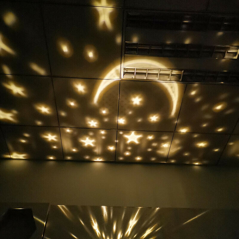 Starry Sky LED Projection Lamp Voice Control Romantic Starry Night Light ChildU4
