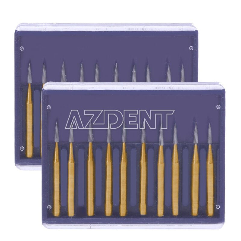 10X Dental FG 7901 Tungsten Steel Carbide Burs Drills for High Speed Handpiece