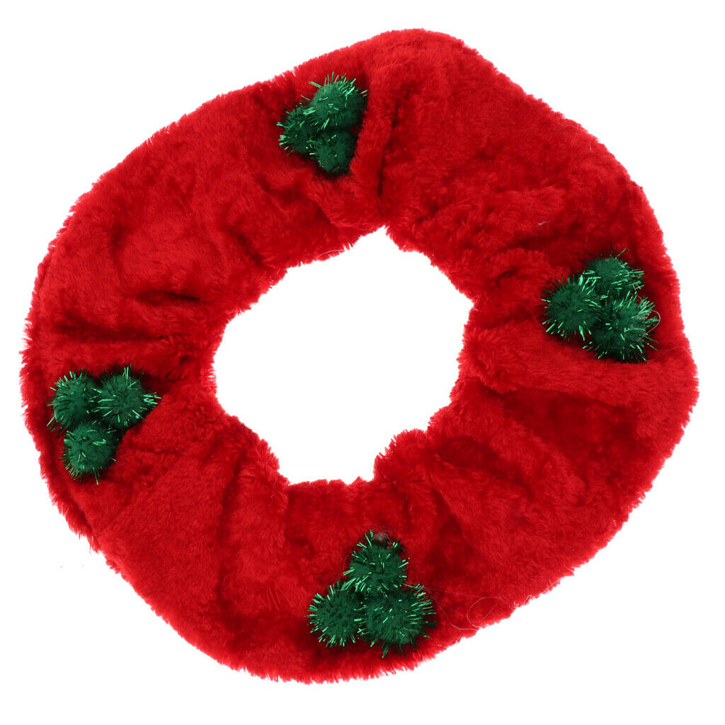 Dog Bandana Christmas Costume Pet Cherry Pattern Scarf for Christmas