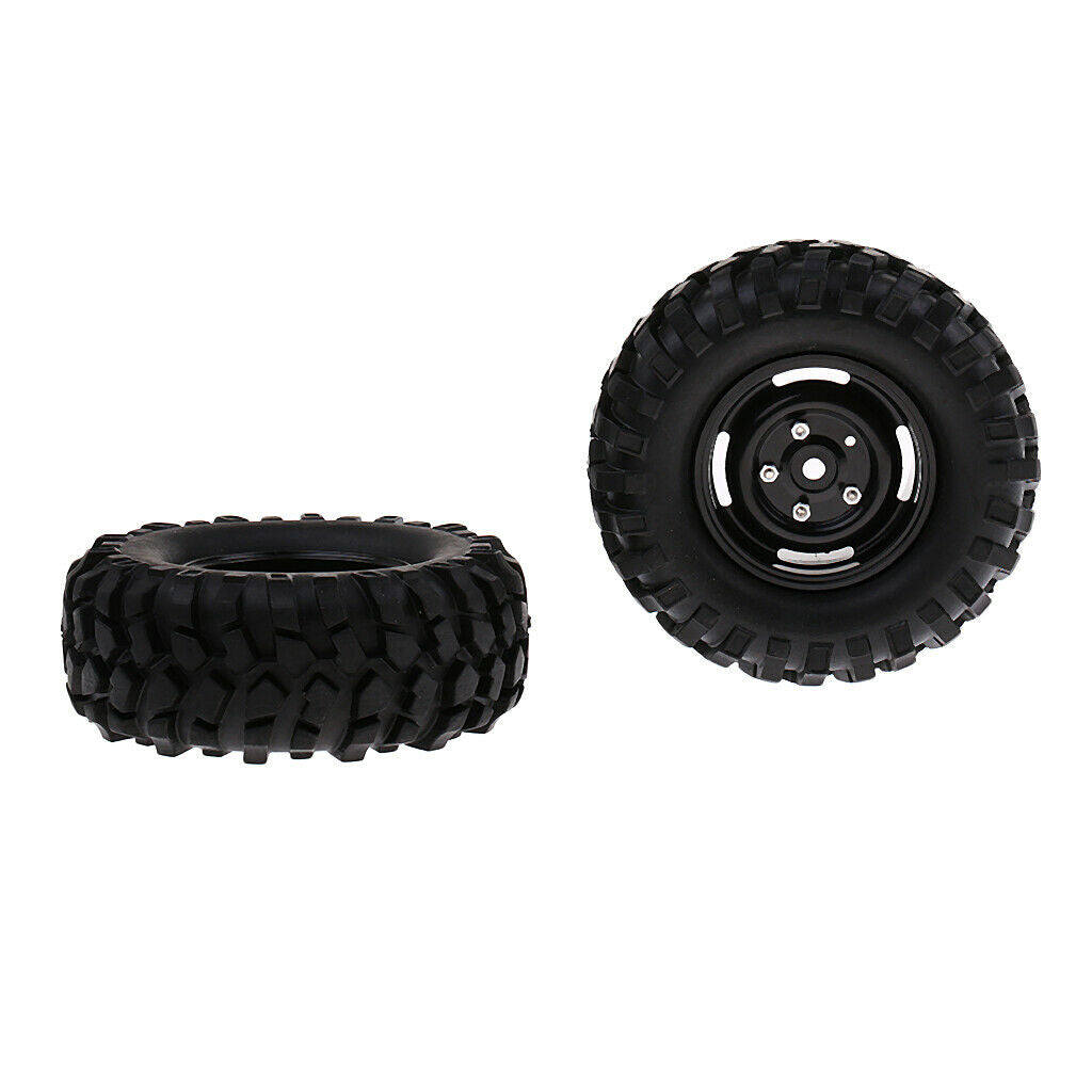 Set/4pcs Wheels Tire for 1:10 RC Rock Crawler Cars Truck RC4WD SCX10 96mm