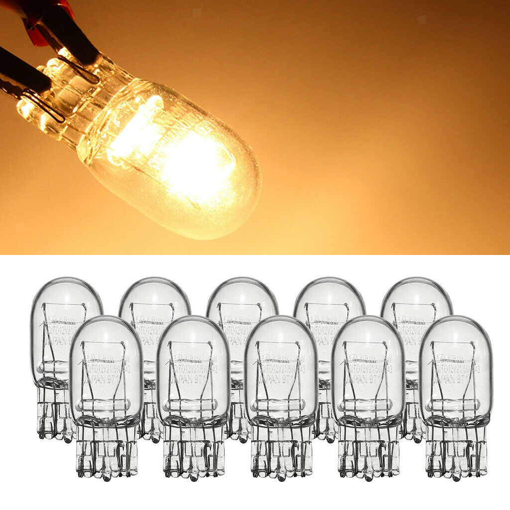 10Pcs T20 Car Reverse Dual Filament Turn Signal Brake Light Bulb Replacement