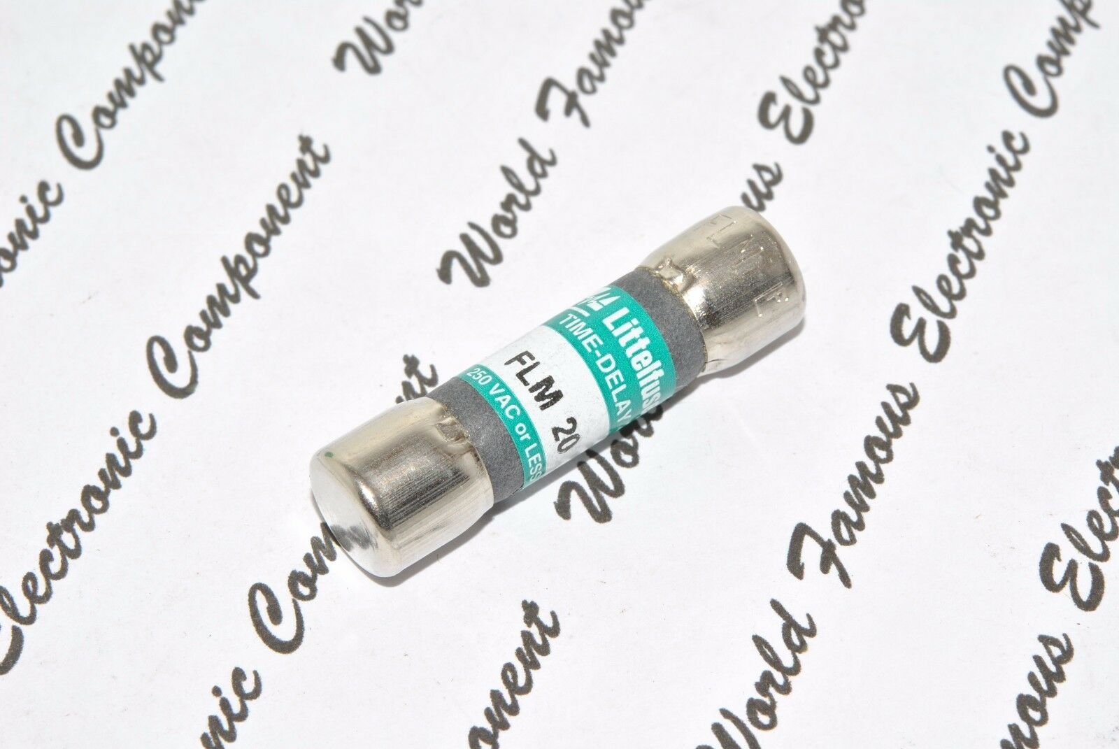 1pcs - LITTELFUSE FLM20 20A 250V TIME-DELAY MIDGET FUSE / MISC FUSE