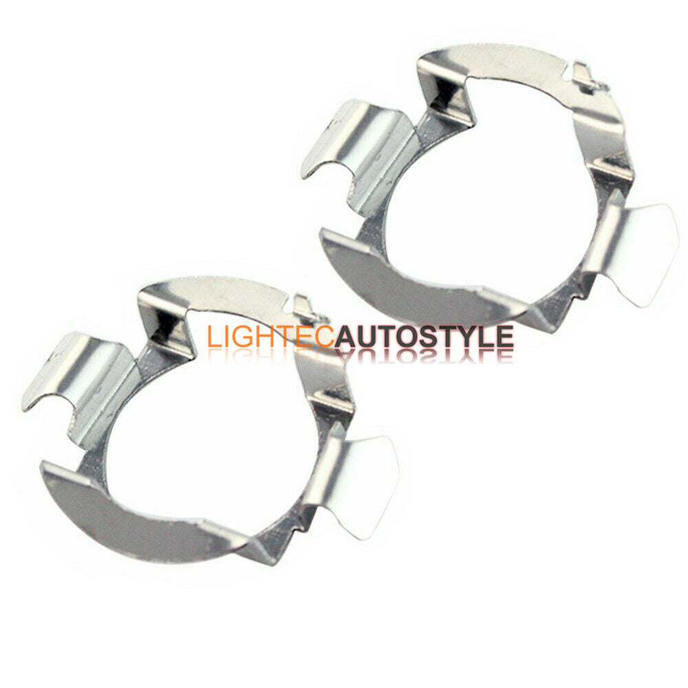 2 H7 LED ADAPTER HOLDER RETAINER CLIP HEADLIGHT BULB FOR AUDI A3 A4 A4L A6 A6L