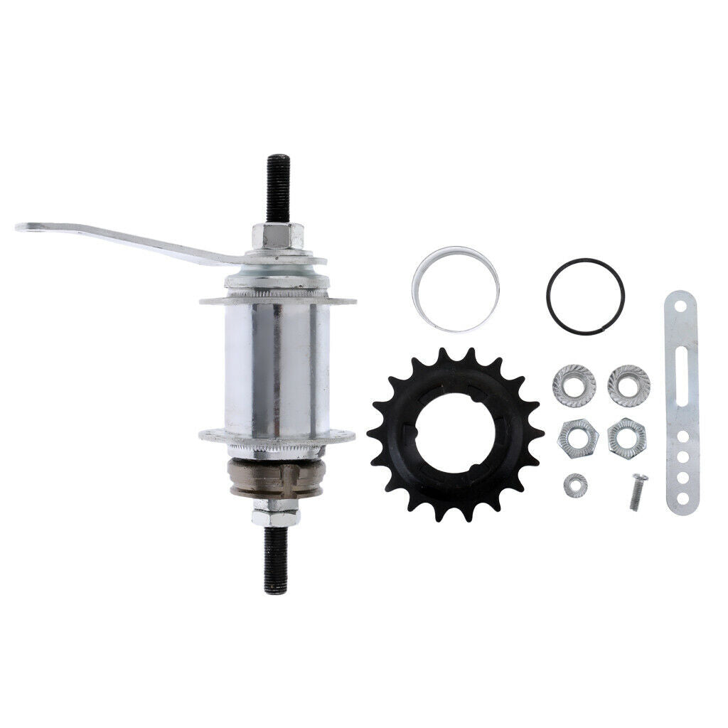 Stainless steel bicycle bicycle coaster brake rear hub 36 holes fixed / free
