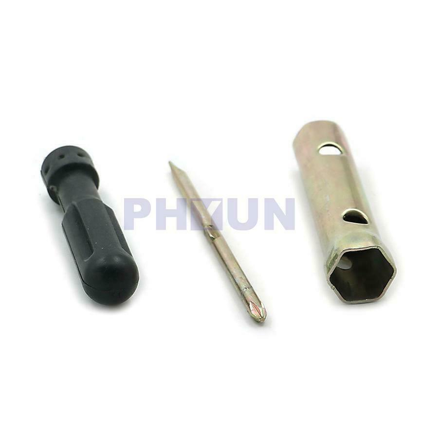 6pcs/Set Motorcycle Spark Plug Spanner Wrench Socket Tool Kit Universal Durable