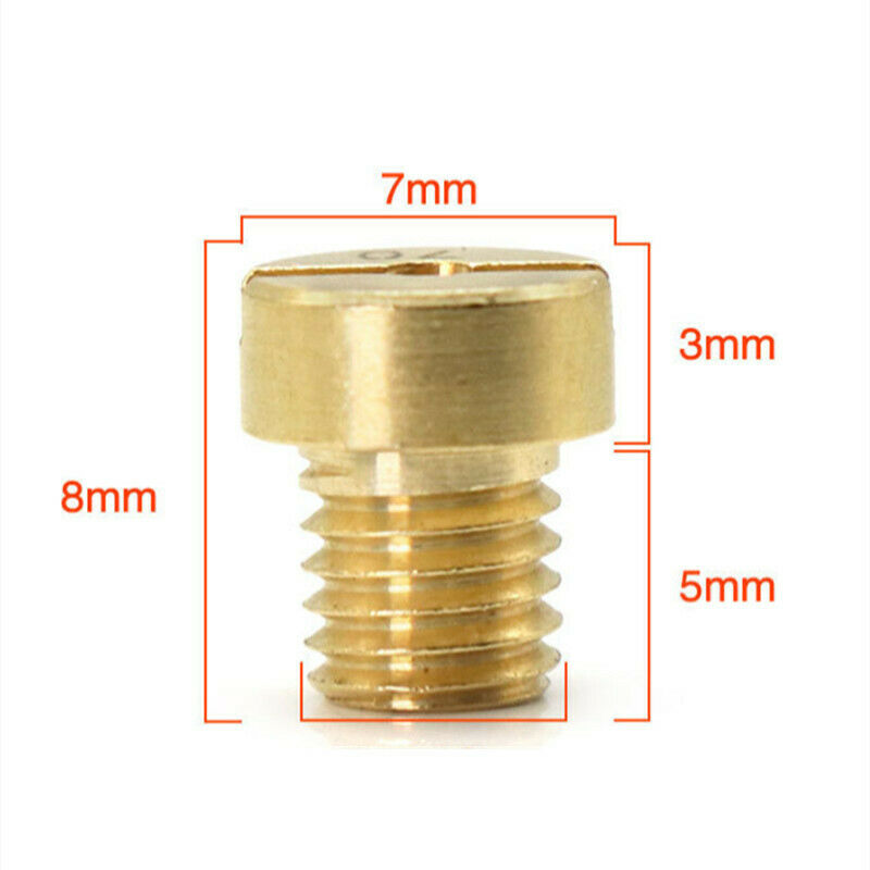12x Main Jet Set For Dellorto Carburetor 75 78 80 82 85 88 90 92 95 98 100 102