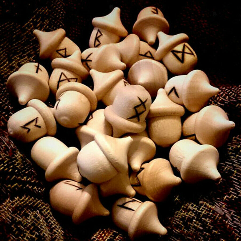 10pcs Unpainted Acorns Charms Wedding Party Hanging Ornaments DIY 40x25mm
