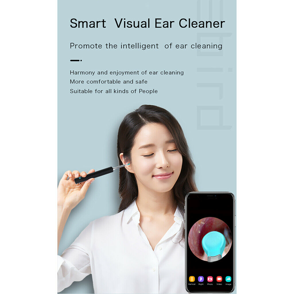 Bebird C3 Ear Wax Cleaner Removal Earwax Remover Earpick New Black