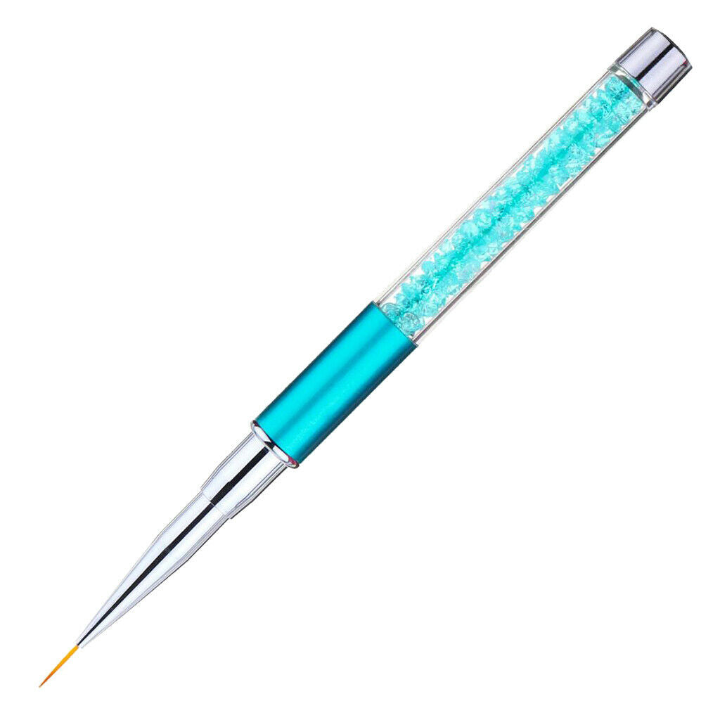 Crystal Nail Art Design DIY Drawing Painting Striping UV Gel Pen Brush 9mm
