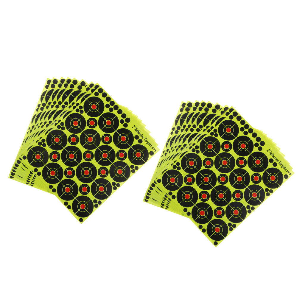 320pcs Shooting Targets Reactive Splatter Range Paper Target for Training