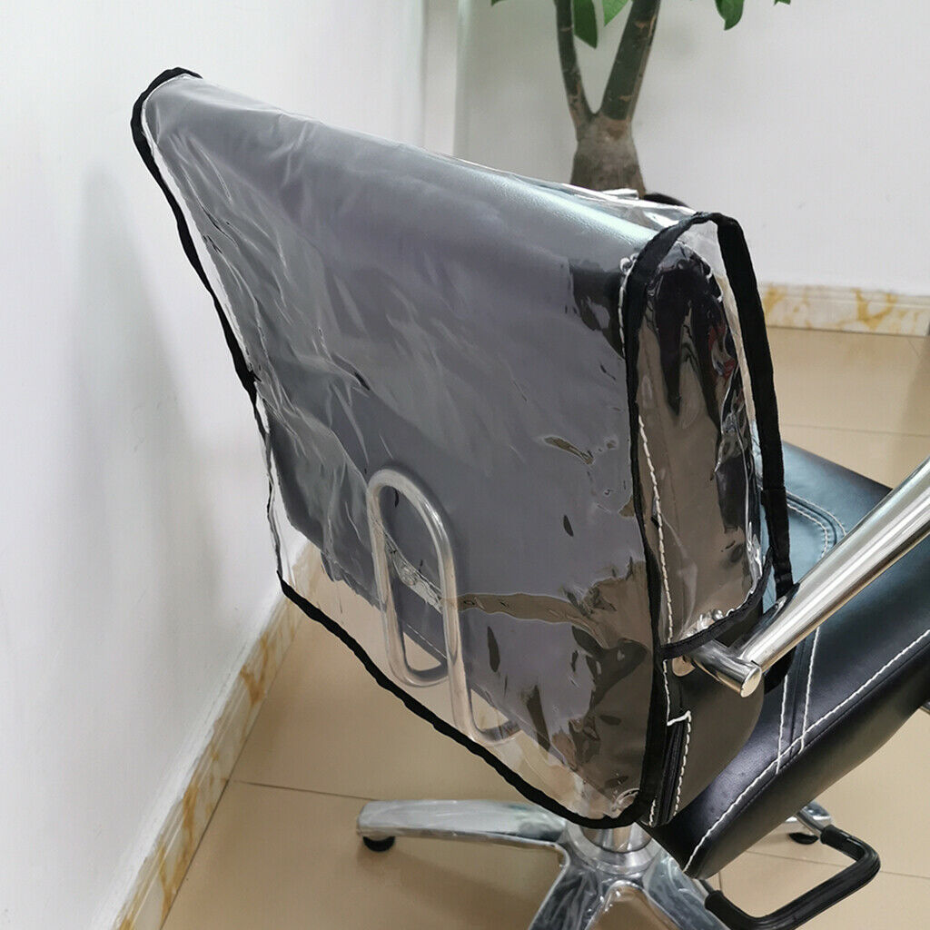 Plastic Cover for Hairdressing Chair Waterproof And Non-stick Hair 48x43cm Clear