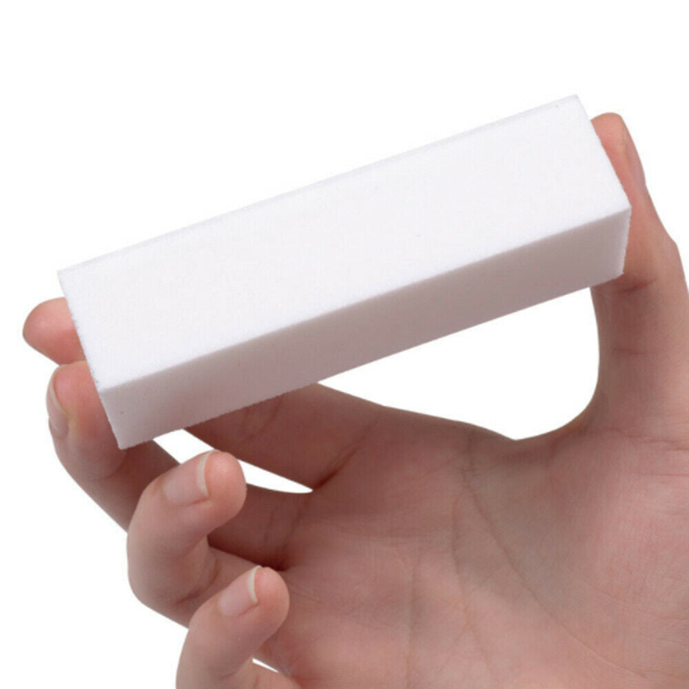 DIY home Nail Art Sanding Sponge  Buffer Block Fingernail Grinding Polishing