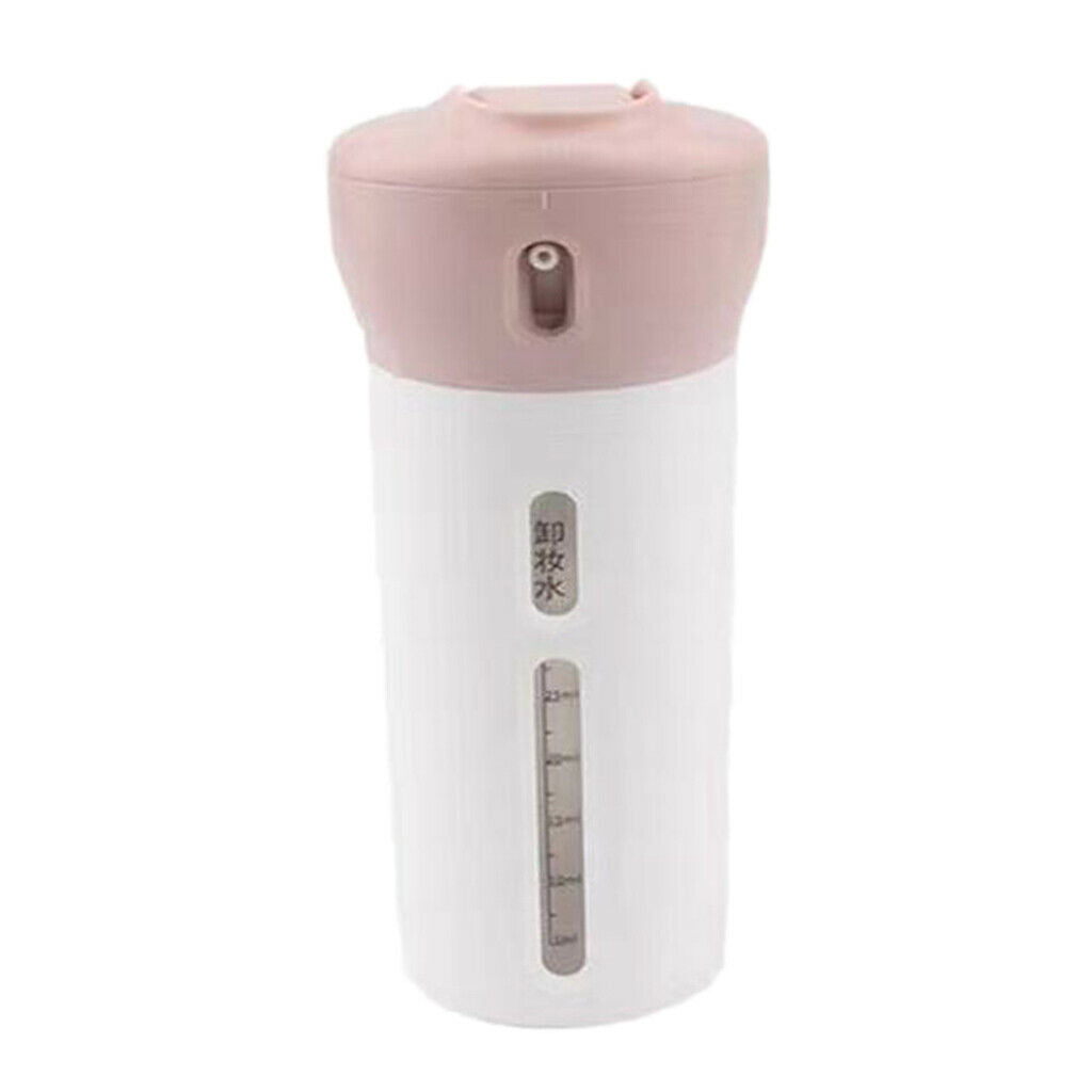 Shampoo Bottle Portable Sub-bottling Press Tube Liquid Container Pink