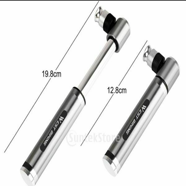 Pocket Bicycle Air Pump Inflator Tyre Basketball High Pressure Hand Pump