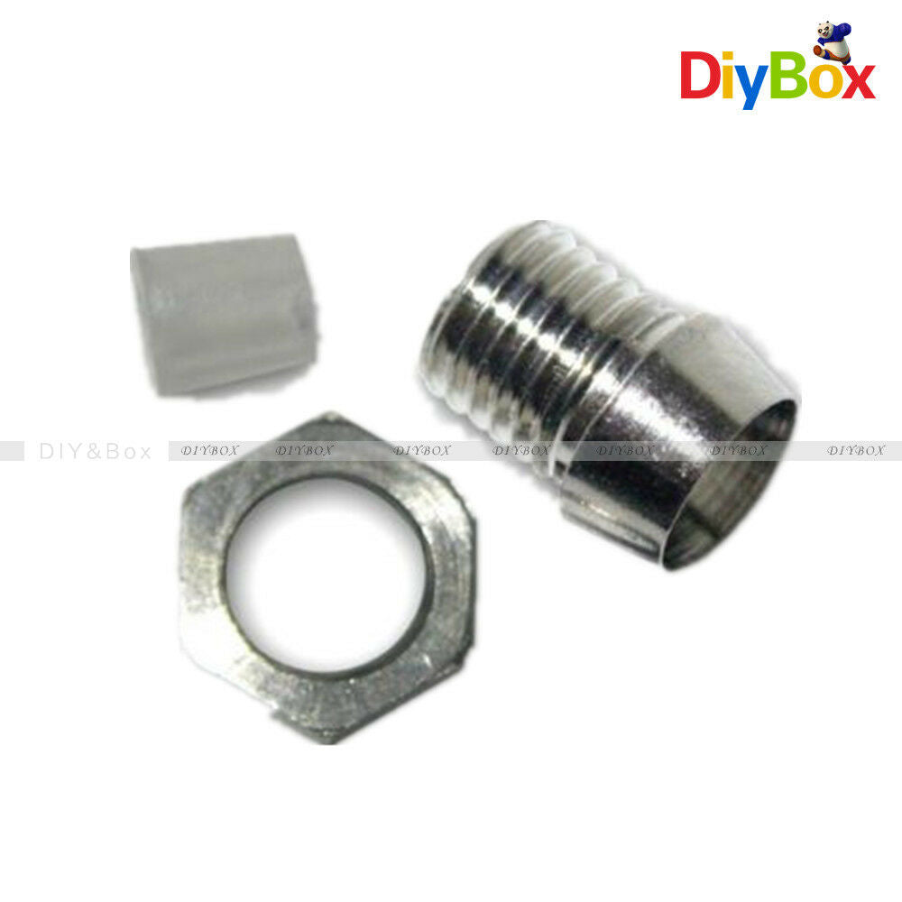 50PCS Chrome Metal LED 3mm Plated Bezels Panel Holder Case DIY