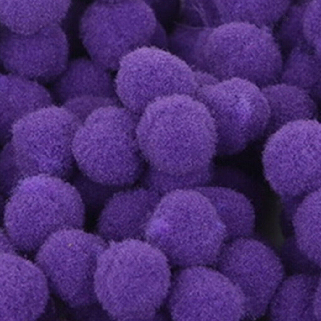 300 Pieces Mixed Pom Pom Balls MINI Felt Balls 0.7inch, for DIY Decoration,