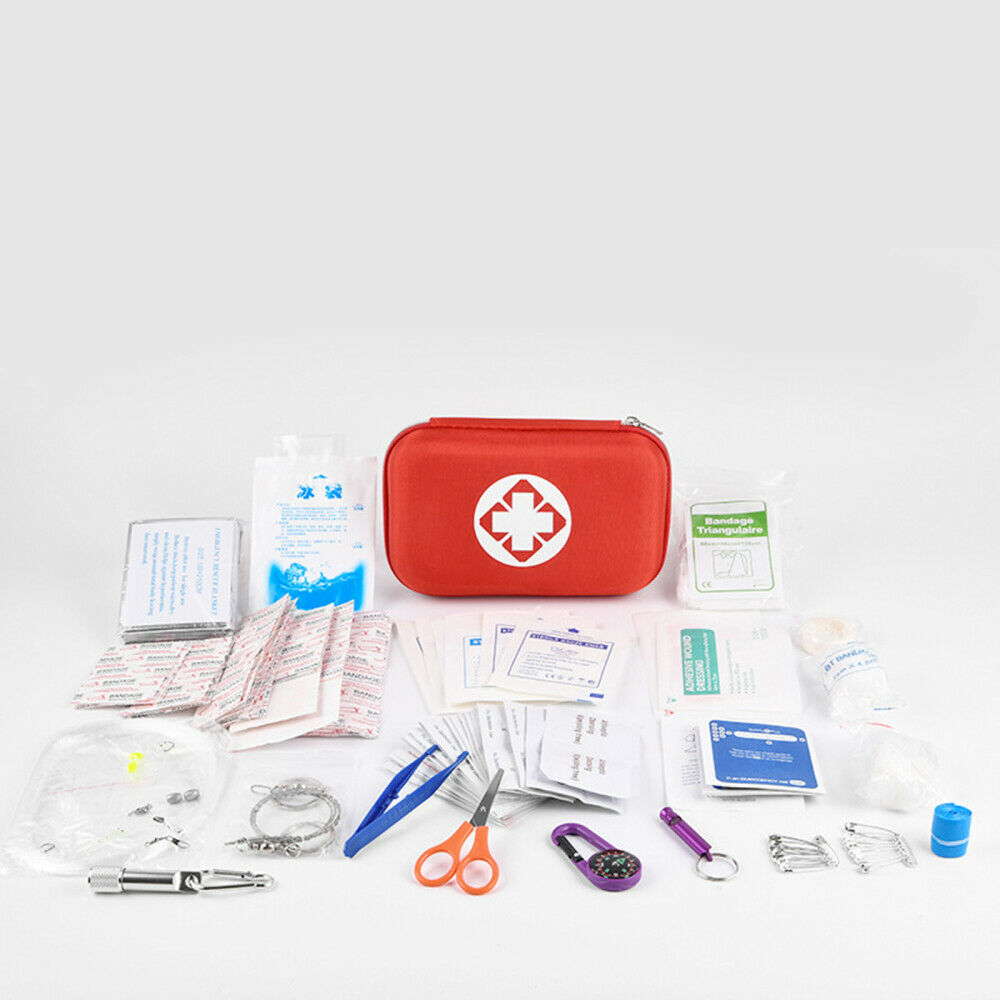 430 Pieces First Aid Kit - All-Purpose Emergency Bag Home Car Outdoor Office