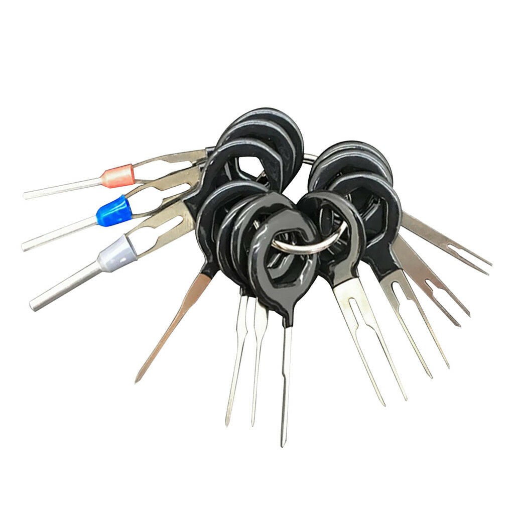 11pcs Terminal Removal Tool Wiring Crimp Connector Pin Extractor Puller