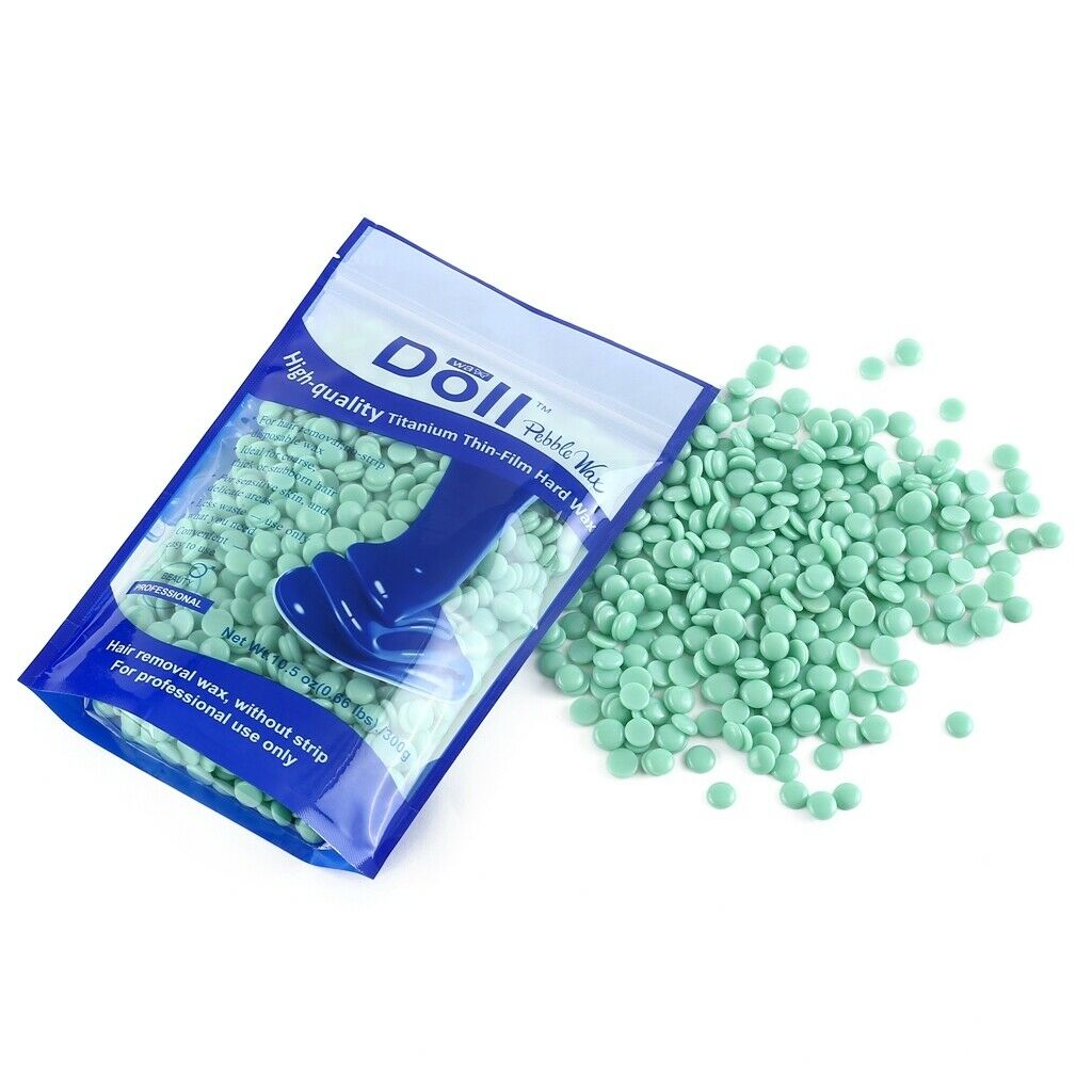 300g Natural Hot Film Hard Wax Beans Hair Removal Beads Tea Tree