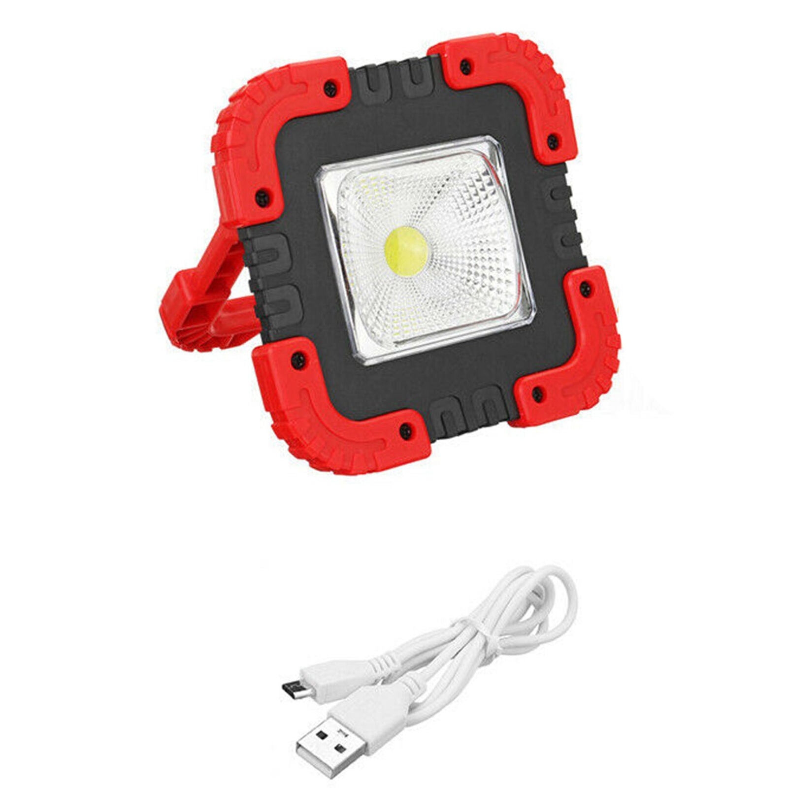 100W USB Rechargeable Solar LED COB Work Light Camping Emergency Lamp Floodlight