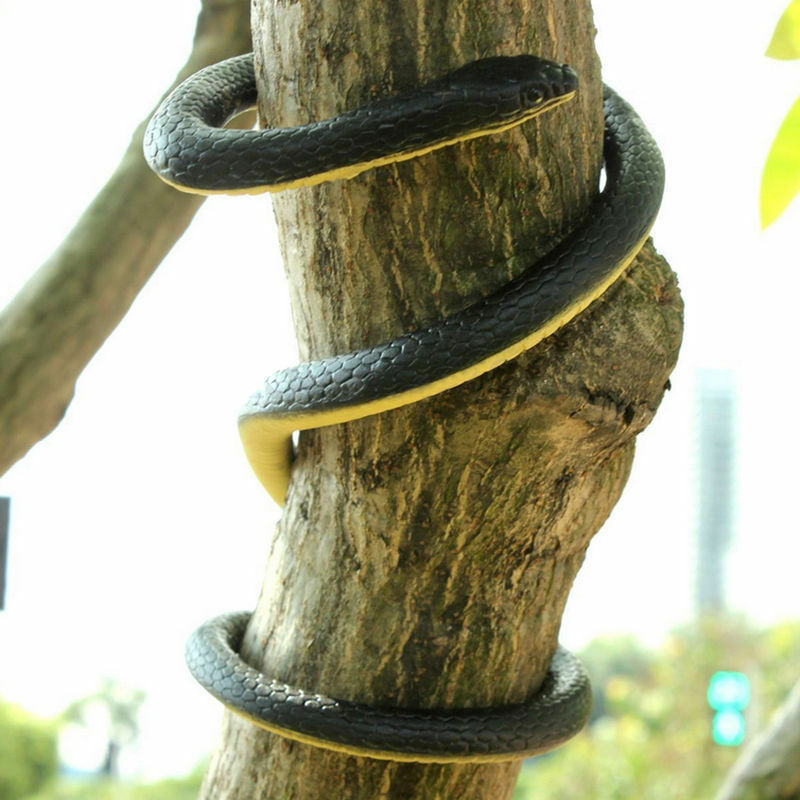 130cm Long RÃ©aliste Caoutchouc Souple Serpent Jardin HÃ©lices DrÃ´le Blague Jouet