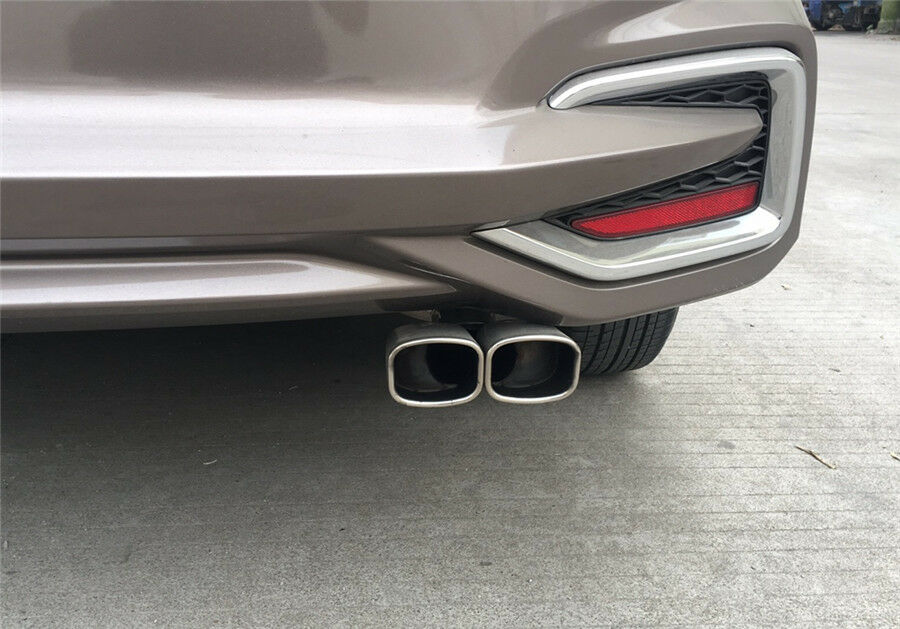2.4"Stainless Steel 1to2 Twin Double Dual Straight Pipe Exhaust pipe Muffler tip