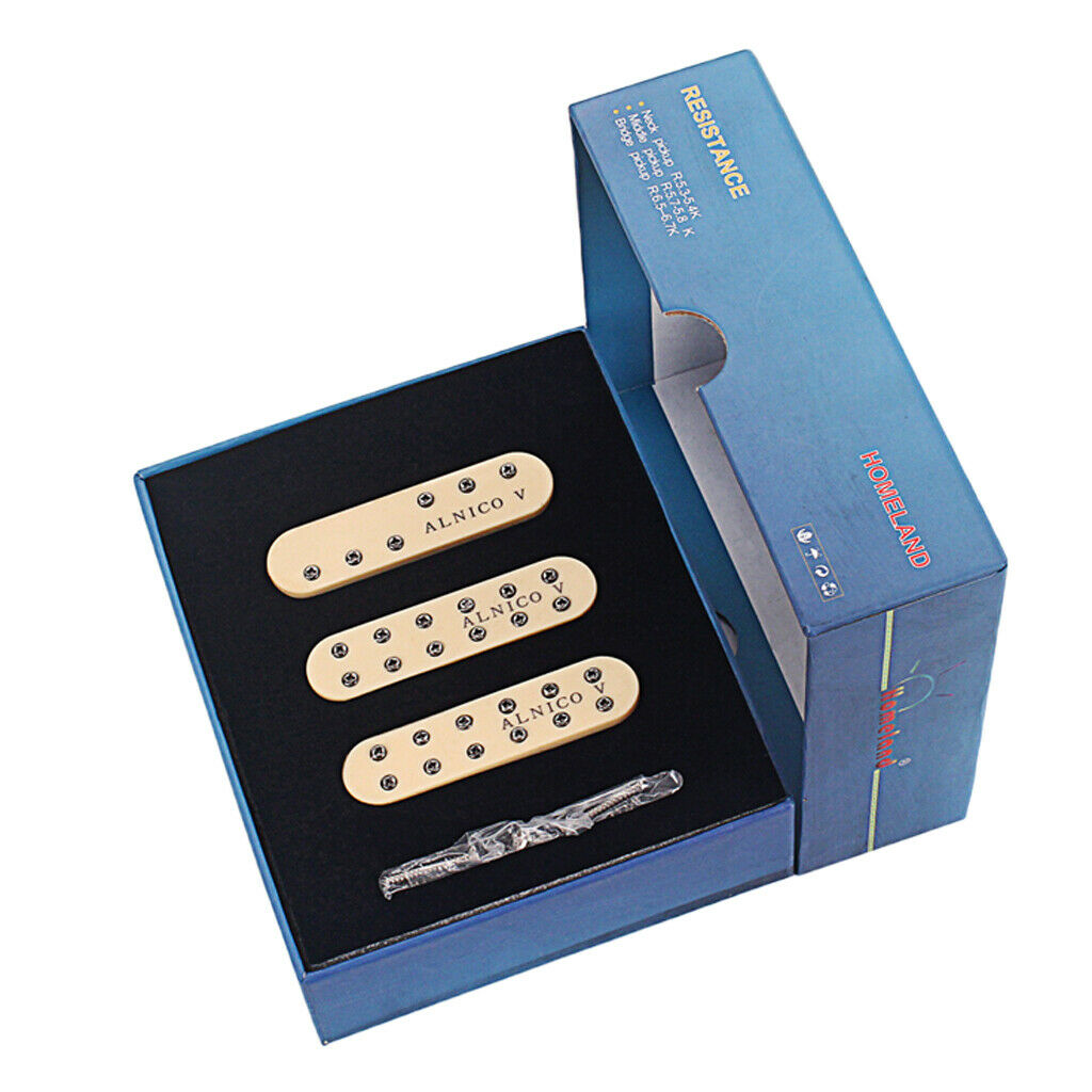1 Set Alnico V Humbucker Pickup 48mm/50mm/52mm Set Replacement Accessory
