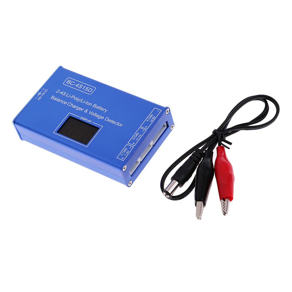 BC-4S15D Lithium Lipo Battery Balance Charger with Voltage Display 1500mA