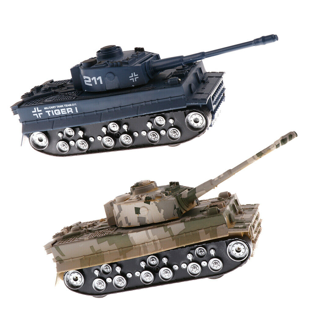 2 Pieces 1:32 Scale German Tiger Tank for 54mm  Men Soldier Figures