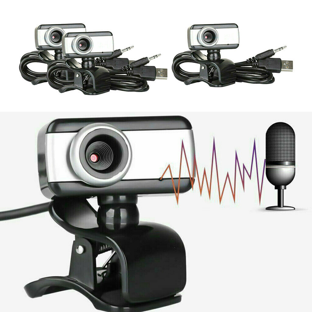 3Pcs New Computer Web Camera Digital USB Webcam Camera For Laptop Desktop