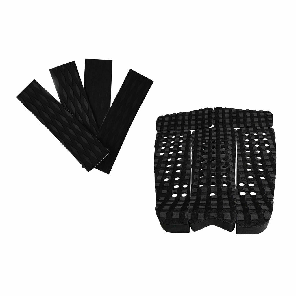 Sets 9 Surf Surfboard Skimboard Longboard Traction Pad Deck Grip & Tail Pad