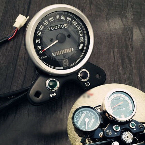 Motorcycle Bikes Odometer Speedometer Gear Digital Display For CG125 Cafe Racer