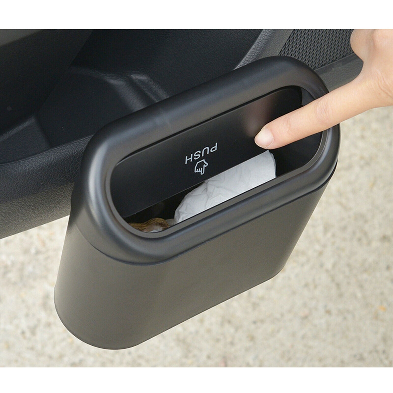 Waterproof Hanging Car Trash Can Rubbish Box Storage Bucket for Automotive