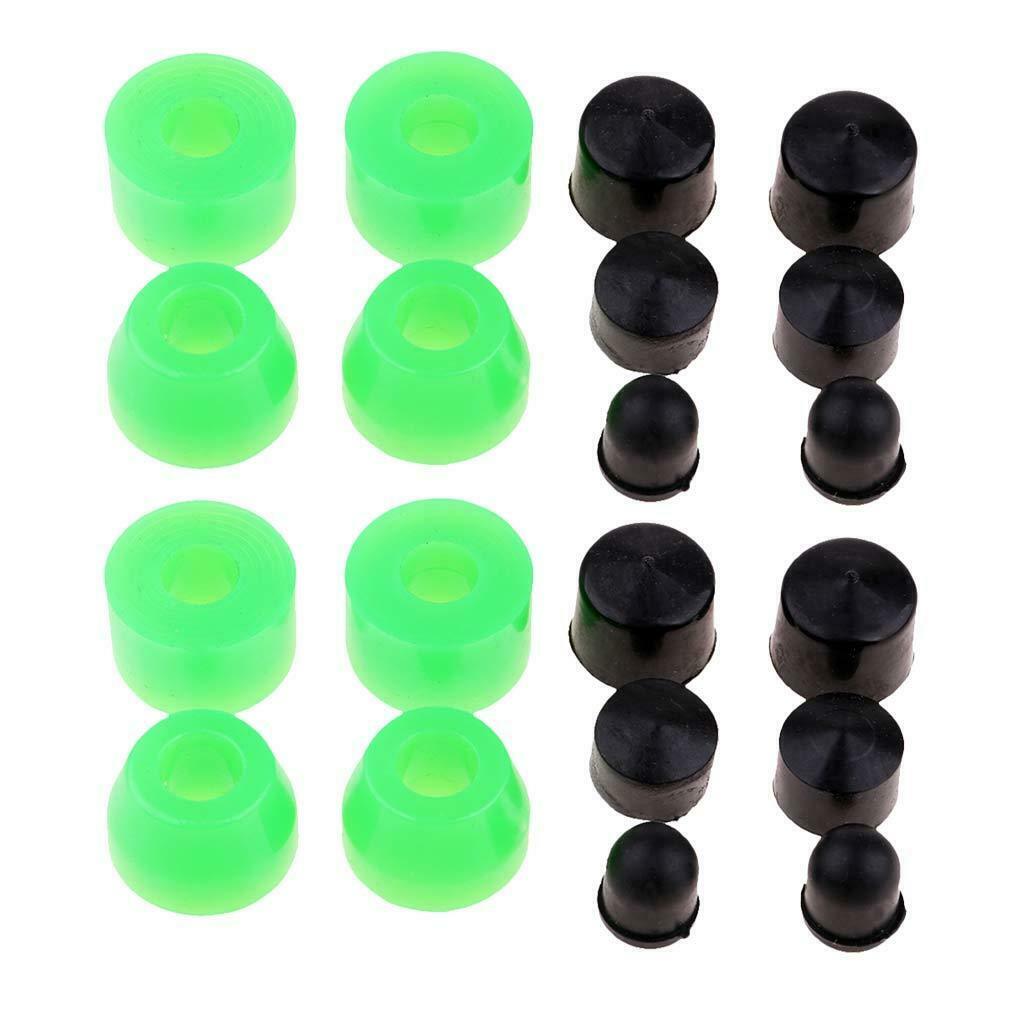 20x PU Shockproof Skateboard Bushings Replacement Longboards Rebuild Kit