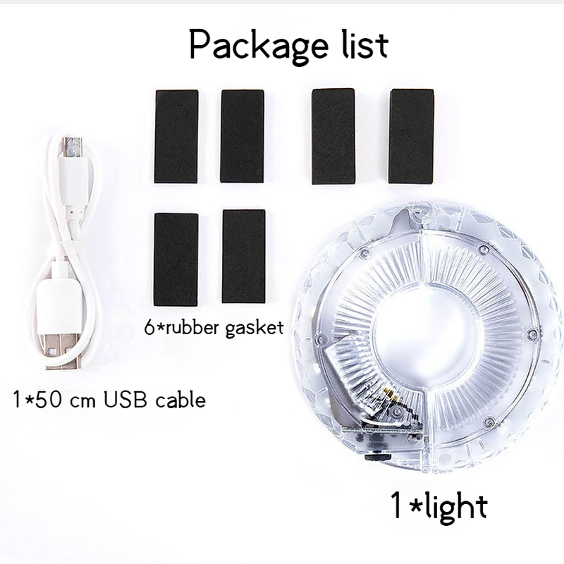 Smart LED Bicycle Wheel Lamp Bike Tail Hub Spoke Lamp Rechargeable Bike Light